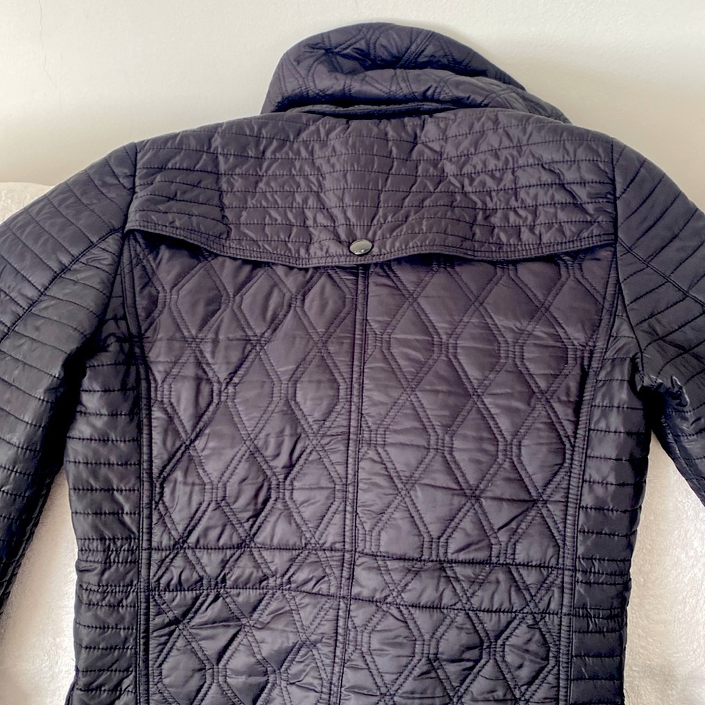 Burberry Black Hooded Coat - Picture 5 of 15